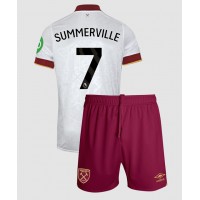 West Ham United Crysencio Summerville #7 Tredje trøje Børn 2024-25 Kortærmet (+ Korte bukser)